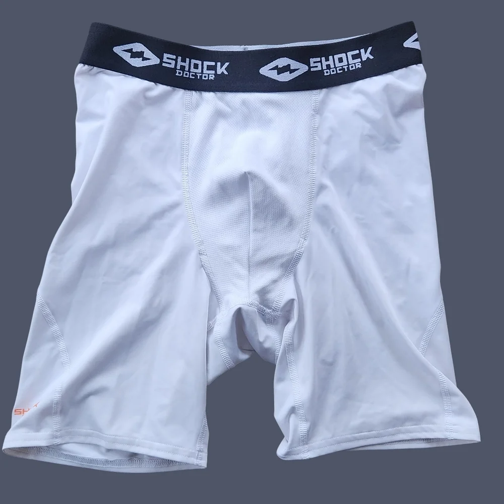 Men's Shock Doctor Core Compression Short with Cup Pocket Boxer Brief